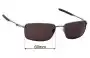 Sunglass Fix Verres de Remplacement pour Oakley Square Wire OO4075 - 60mm Wide 