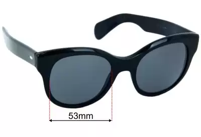 Oliver Peoples OV5234 Jacey Replacement Lenses 53mm wide 