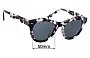 Sunglass Fix Replacement Lenses for Oscar Wylee Marilyn - 50mm Wide 