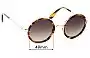 Sunglass Fix Replacement Lenses for Paul & Joe PJ Duc - 49mm Wide 