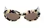 Poms Sabina Sunglasses Replacement Lenses - 52mm Wide Front view 