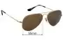 Sunglass Fix Replacement Lenses for Ray-Ban RB6489 Aviator II - 55mm Wide 