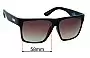 Sunglass Fix Replacement Lenses for Sin Vespa - 58mm Wide 