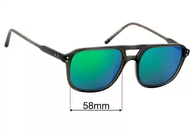 Specsavers Luxe Replacement Lenses 58mm wide 
