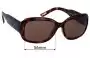 Sunglass Fix Replacement Lenses for Ted Baker  Charlotte - 56mm Wide 
