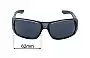 Sunglass Fix Replacement Lenses for Ugly Fish Unknown - 62mm Wide 
