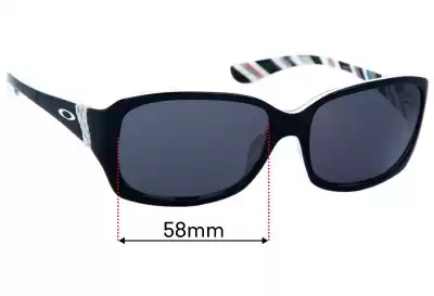 Oakley Discreet OO2012 Replacement Lenses 58mm wide 