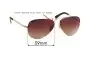 Sunglass Fix Lentes de Repuesto para Ray-Ban RB3449 Aviator 1mm Nose Hole - 59mm Wide 