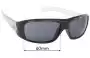 Sunglass Fix Replacement Lenses for Smith Effect - 60mm Wide 