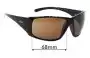 Sunglass Fix Lentes de Repuesto para Smith Witness - 68mm Wide 
