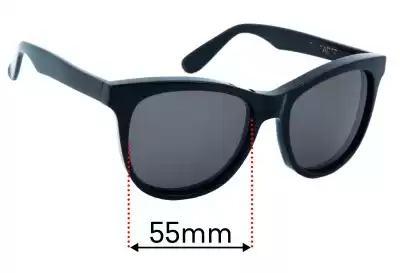 Wildfox Cat Farer Replacement Lenses 55mm wide 