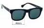 Sunglass Fix Lentes de Repuesto para Afends Wolvez - 49mm Wide 
