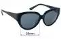 Sunglass Fix Verres de Remplacement pour Alex Perry AP Sun Rx 12 - 55mm Wide 