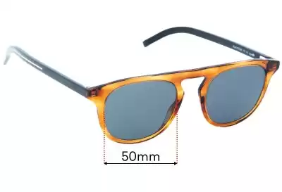 Christian Dior Homme Black Tie 249 Lentes de Repuesto 50mm wide 