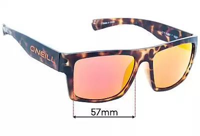 O'Neill Tube Replacement Lenses 57mm wide 