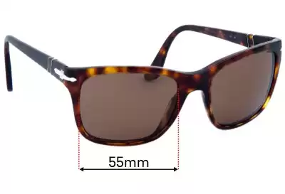 Persol 3135-S Lentes de Repuesto 55mm wide 