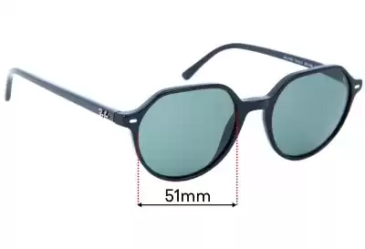 Ray-Ban RB2195 Thalia Replacement Lenses 51mm wide 
