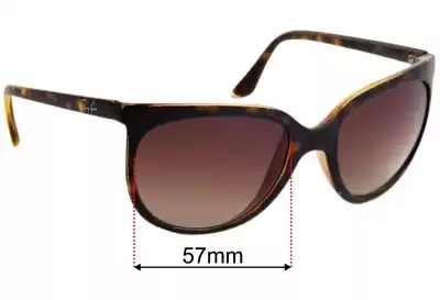 Ray-Ban RB4126 Cats 1000 Ersatzgläser 57mm wide 