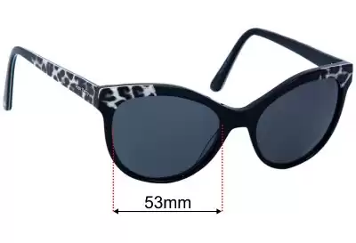 Alex Perry AP Sun Rx 40 Replacement Lenses 53mm wide 