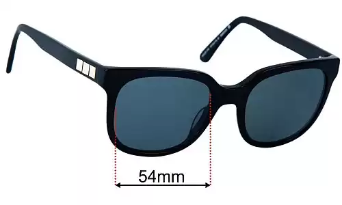 Alex Perry AP Sun Rx 49 Lentilles de Remplacement 54mm wide 