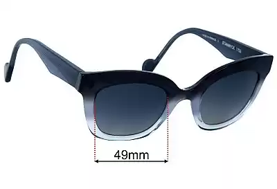 Anne & Valentin Stanwyck  Lentilles de Remplacement 49mm wide 