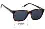 Sunglass Fix Replacement Lenses for Bill Bass Imogen - 54mm Wide 