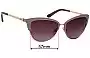 Sunglass Fix Replacement Lenses for Calvin Klein CK8007S - 57mm Wide 