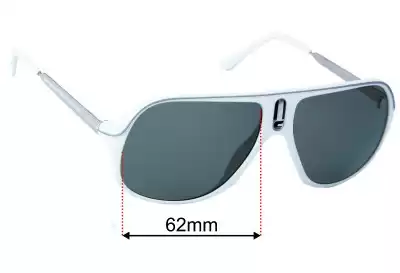 Carrera Safari/P Replacement Lenses 62mm wide 