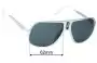 Sunglass Fix Replacement Lenses for Carrera Safari/P - 62mm Wide 