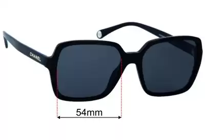 Chanel 5505 Ersatzgläser 54mm wide 