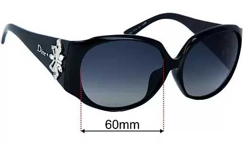 Christian Dior DIORFROUFROUF Replacement Lenses 60mm wide 