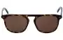 Christian Dior Homme Black Tie 249 52mm Replacement Sunglass Lenses - Front View 