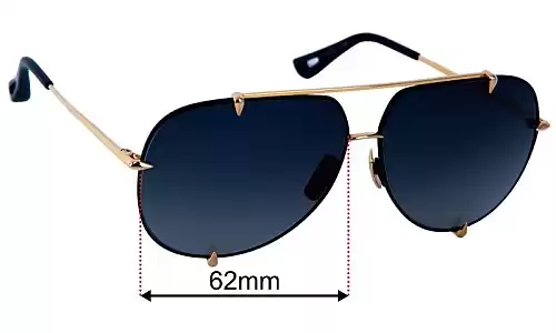 Dita Talon  Replacement Lenses 62mm wide 