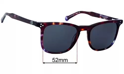 Deus Ex Machina DEUS 4  Replacement Lenses 52mm wide 