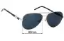 Sunglass Fix Replacement Lenses for Gucci GG1163S - 60mm Wide 
