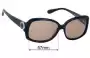 Sunglass Fix Lentes de Repuesto para Marc by Marc Jacobs MMJ 302/S - 57mm Wide 