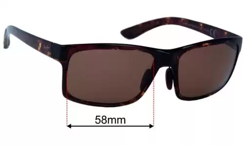 Maui Jim MJ439 Pokowai Arch Lentilles de Remplacement 58mm wide 