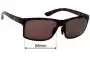 Sunglass Fix Verres de Remplacement pour Maui Jim MJ439 Pokowai Arch - 58mm Wide 