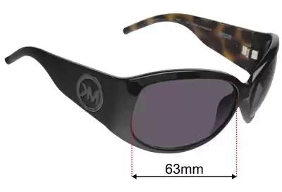 Michael Kors M2711S Pasadenas Lentes de Repuesto 63mm wide 