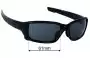 Sunglass Fix Ersatzgläser für Oakley Straightlink OO9331 & OO9336 - 61mm Wide 