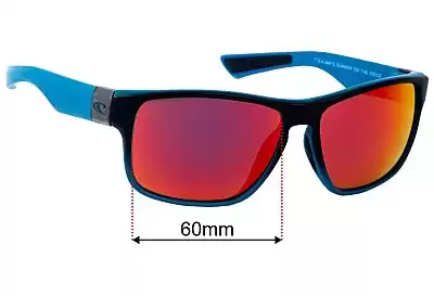O'Neill Ponto Replacement Lenses 60mm wide 