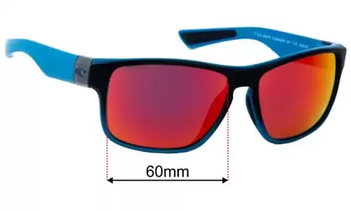 O'Neill  Ponto  Replacement Lenses 60mm wide 