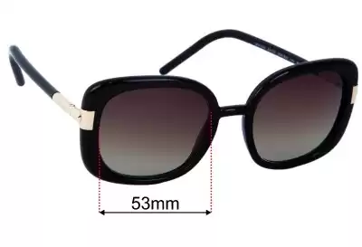 Prada SPR04W Ersatzgläser 53mm wide 