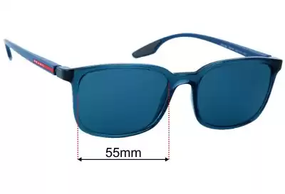 Prada VPS05M Ersatzgläser 55mm wide 