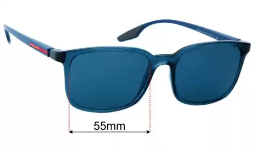 Prada VPS05M  Ersatzlinsen 55mm wide 