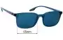Sunglass Fix Ersatzgläser für Prada VPS05M - 55mm Wide 