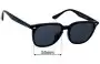 Sunglass Fix Ersatzgläser für Ray-Ban RB4362F (Low Bridge Fit) - 55mm Wide 