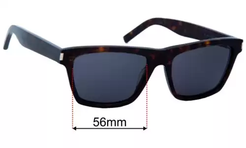 Saint Laurent  SL 274 Replacement Lenses 56mm wide 