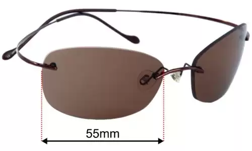 Serengeti Stratus  Replacement Lenses 58mm wide 