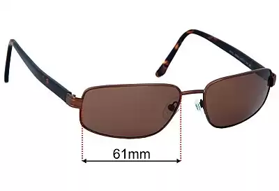 Sferoflex 5001S Replacement Lenses 61mm wide 